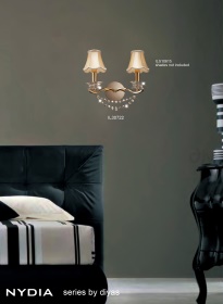 Nydia Crystal Wall Lights Diyas Contemporary Crystal Wall Lights Nydia Crystal Wall Lights Diyas Contemporary Crystal Wall Lights